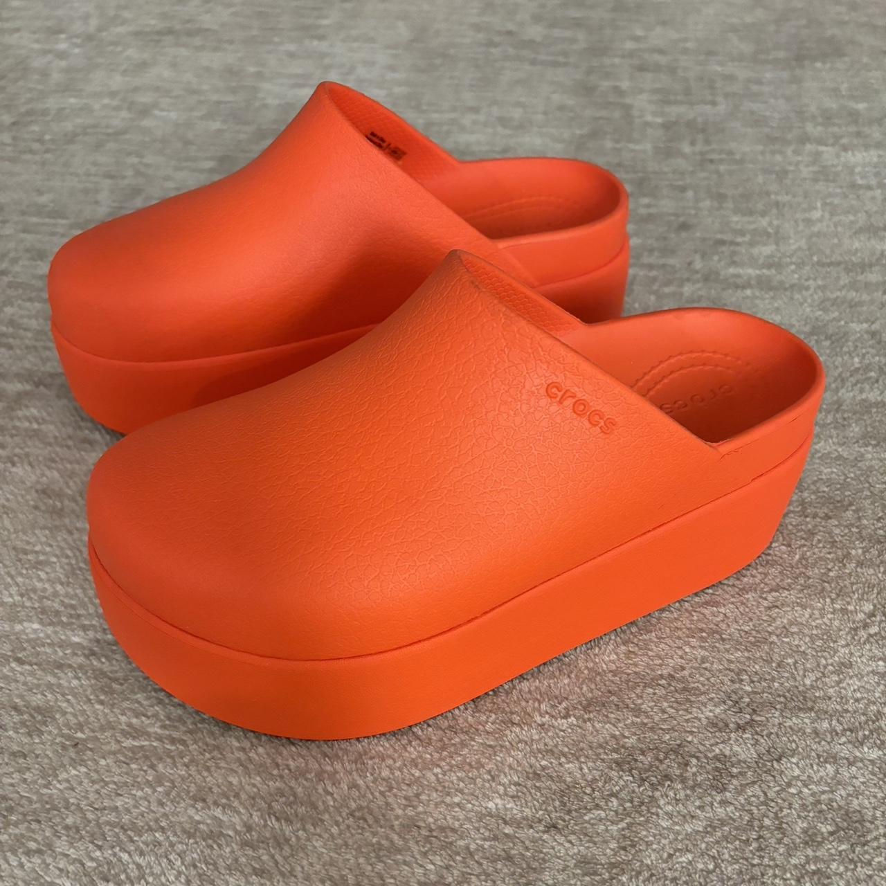CROCS Dylan Platform clogs size 5, worn I Depop