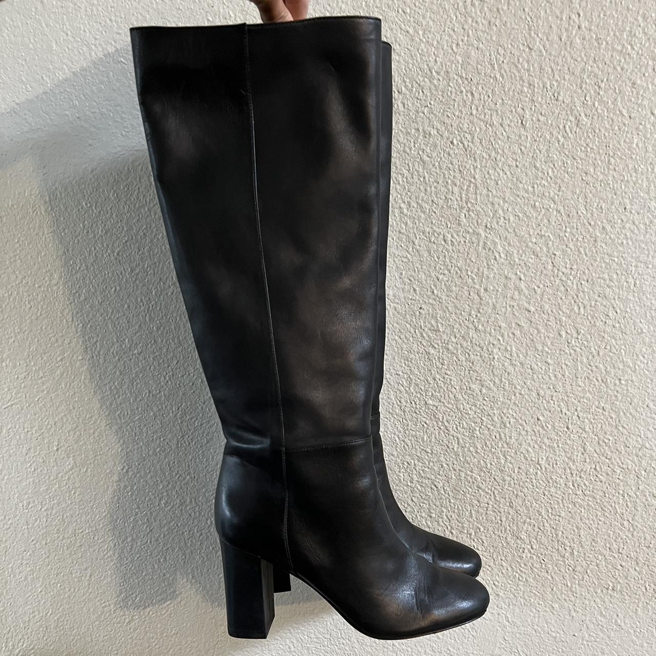 Via Spiga Women's Black Boots | Depop