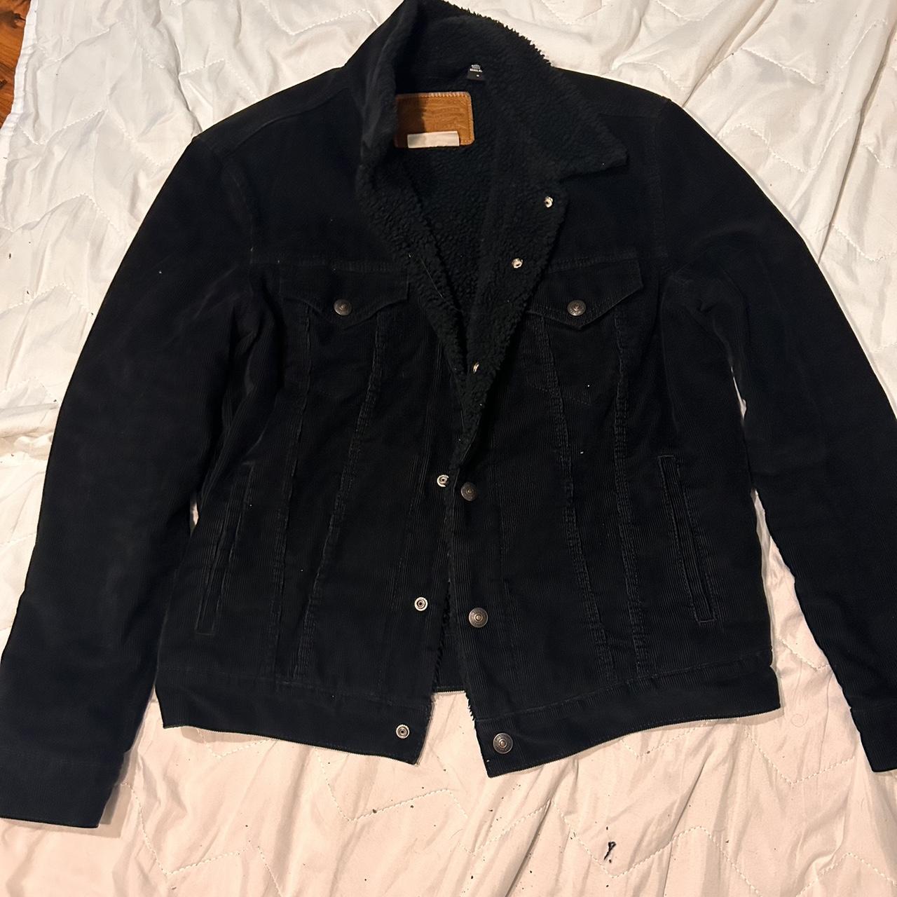 Levi's black corduroy jacket best sale