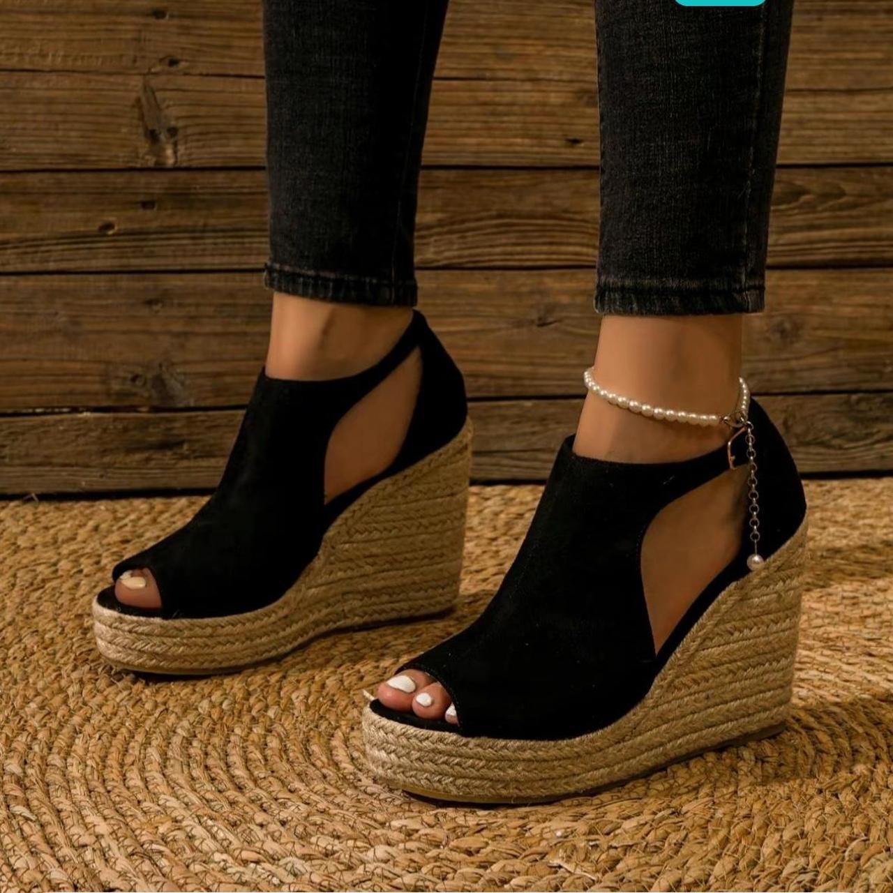 suede wedges