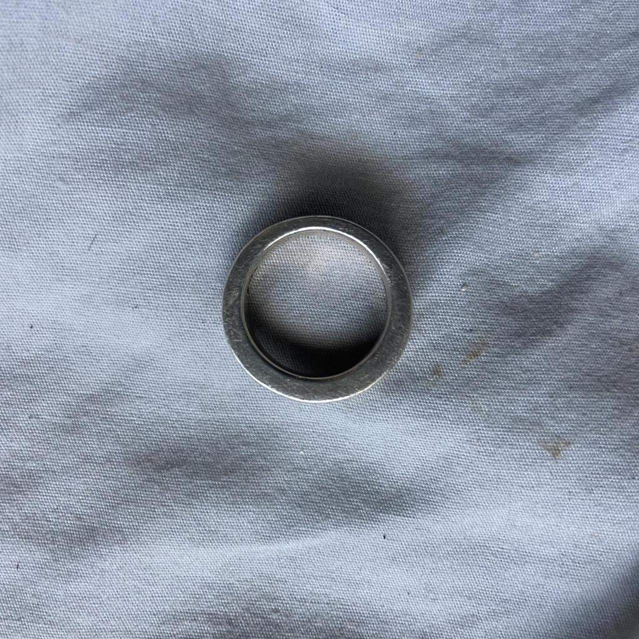 Women's Ring - Silver – Silver ring with shell do… - image 2