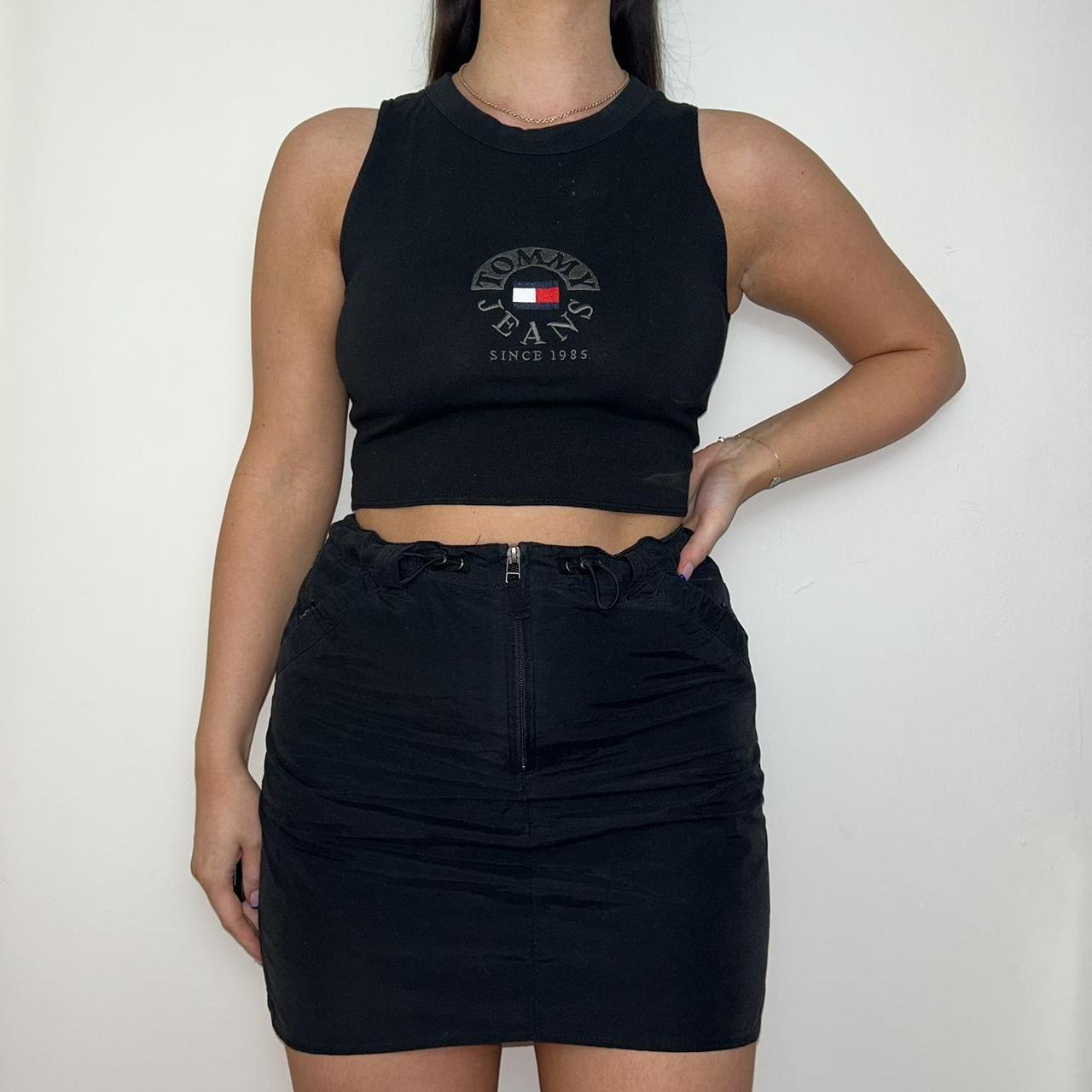 Tommy hilfiger deals black crop top