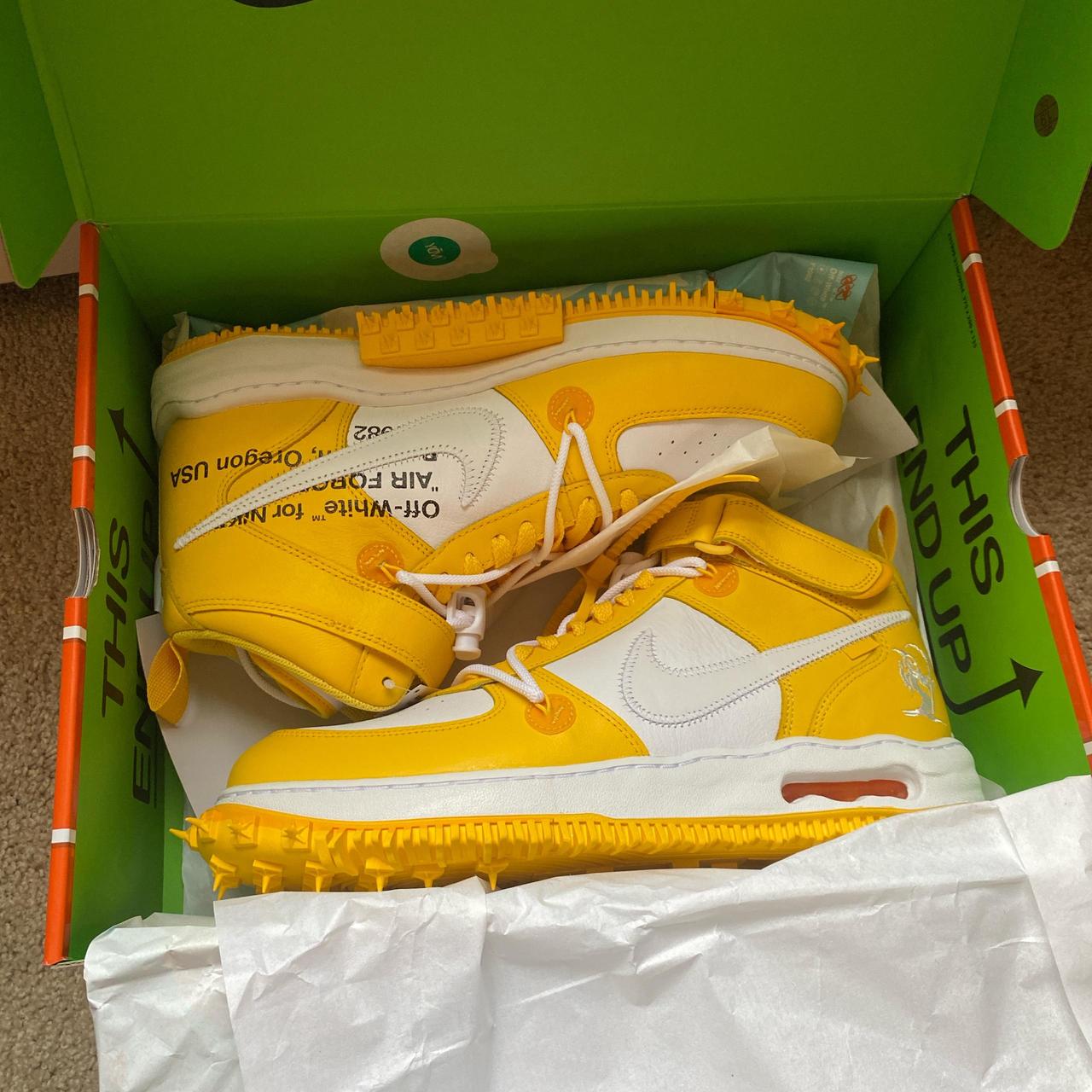 offwhite air force 1 yellow