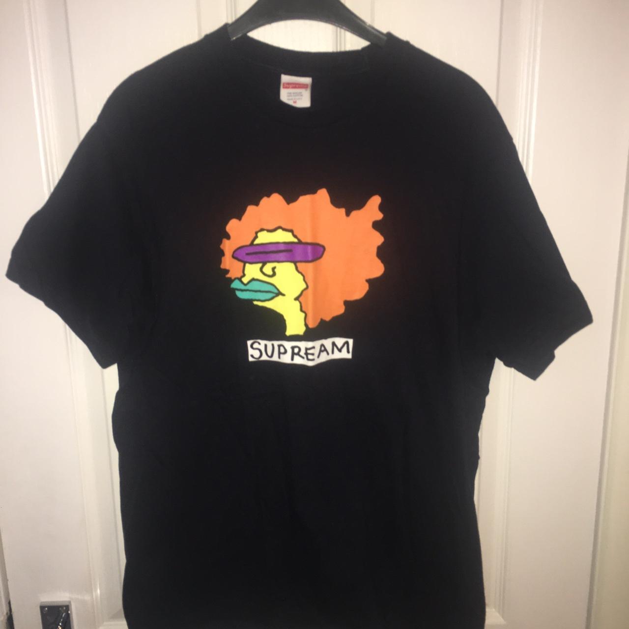 Supreme / 25SS/Gonz Tee/M/コットン/BLU Supreme Gonz tee in navy Size M Great condition | Depop