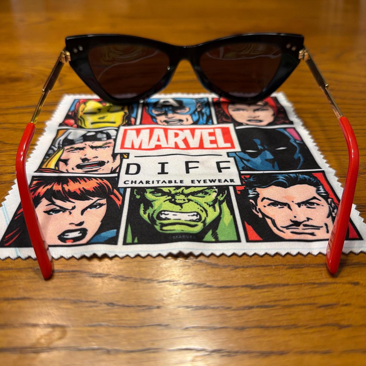 DIFF Women's Sunglasses - Black/Multi – DiffxMarv… - image 5