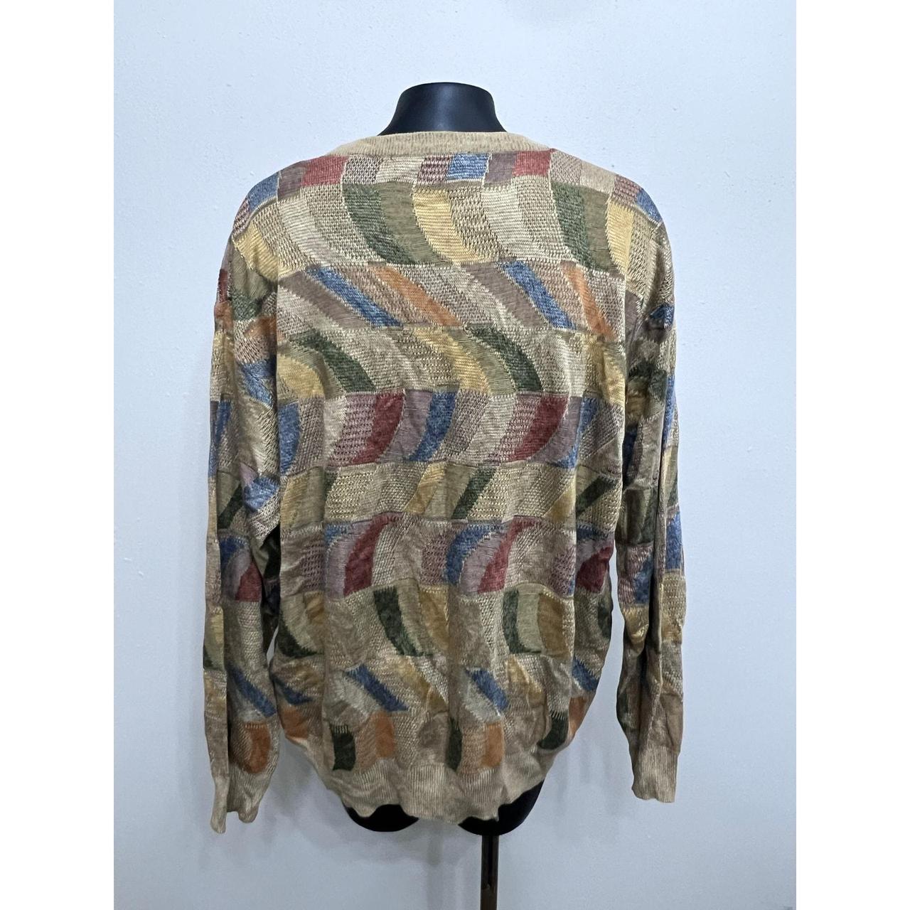 Source Unknown Men's Sweater - Tan/Multi - XL – N… - image 2