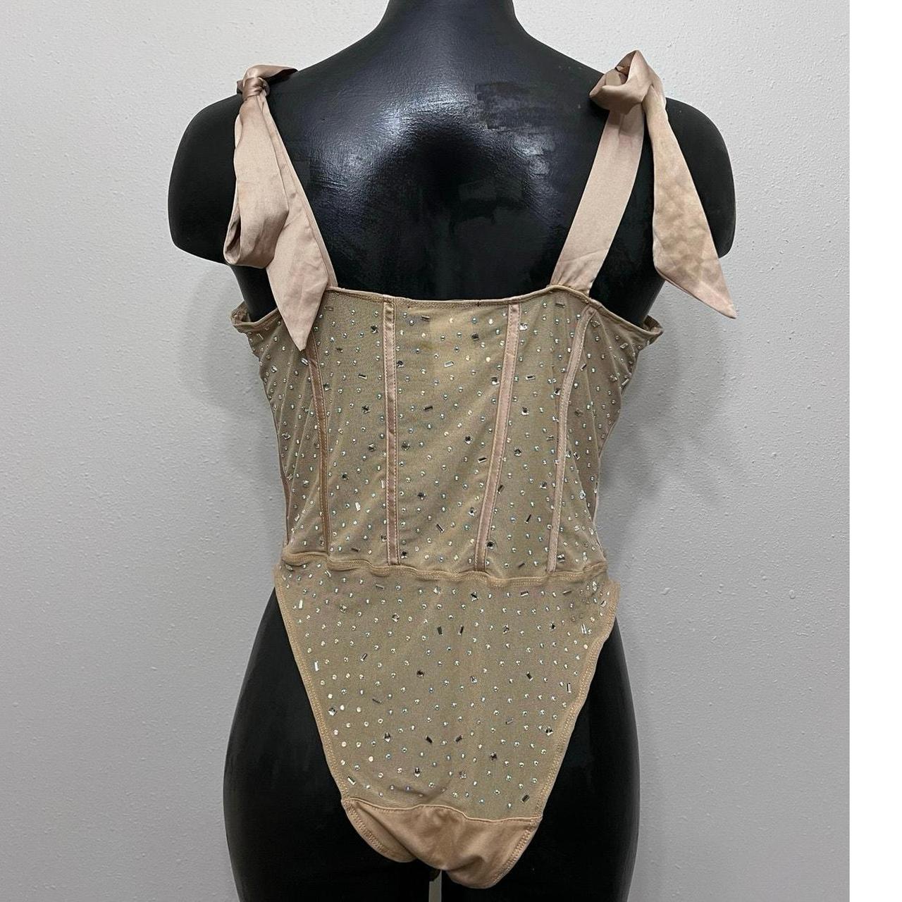 Source Unknown Women's Bodysuit - Cream/Multi - L… - image 3