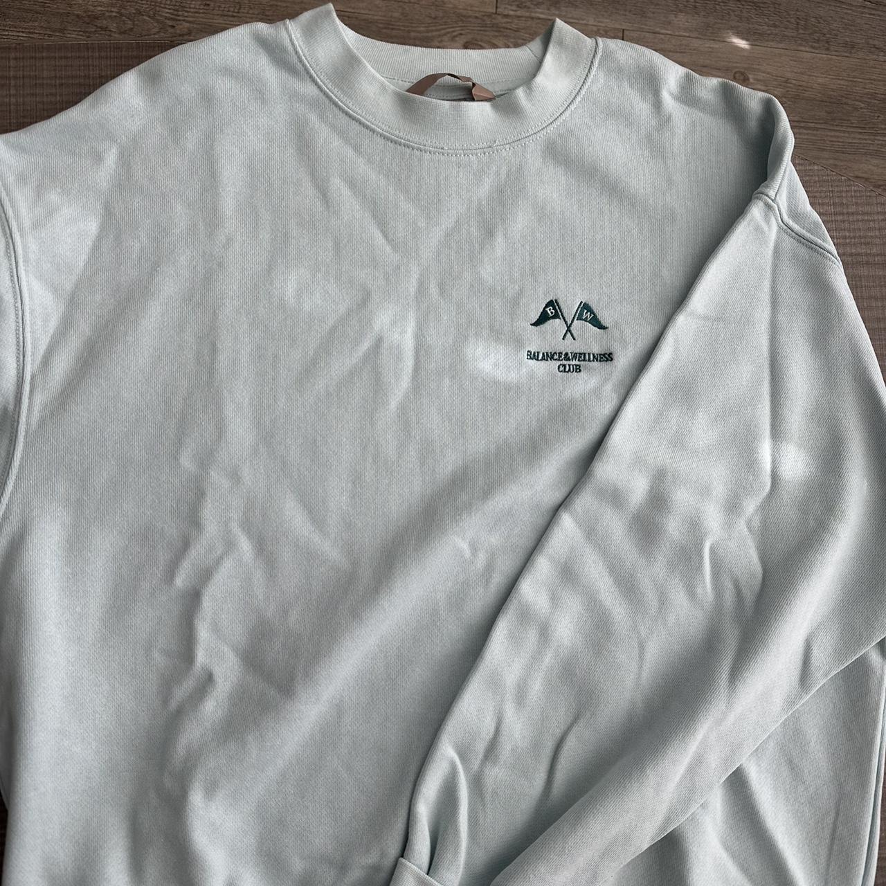 Balance Wellness Club Sweatshirt H M XS Mint color