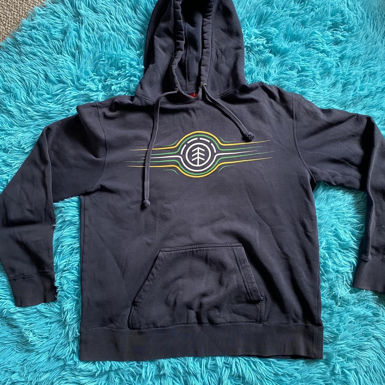 Element skateboard black hoodie. Size is large