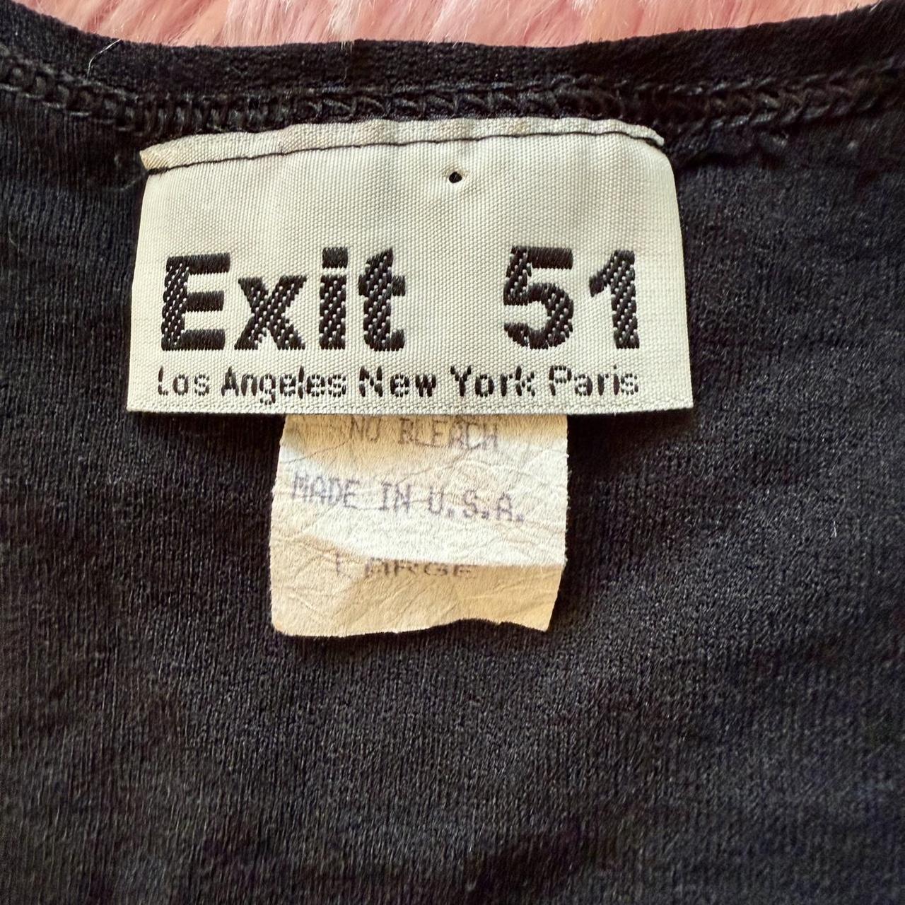 Vintage Women's Blouse - Black - L – Vintage Exit… - image 2
