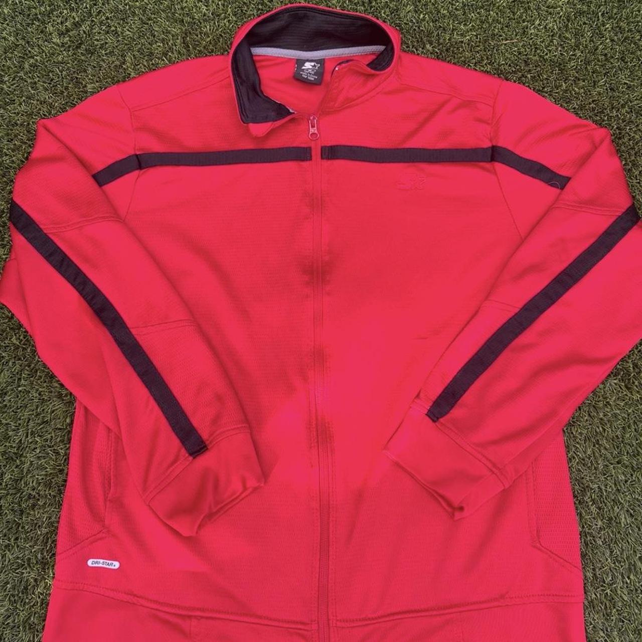 Starter Men's Jacket - Red - M – Red starter trac… - image 1