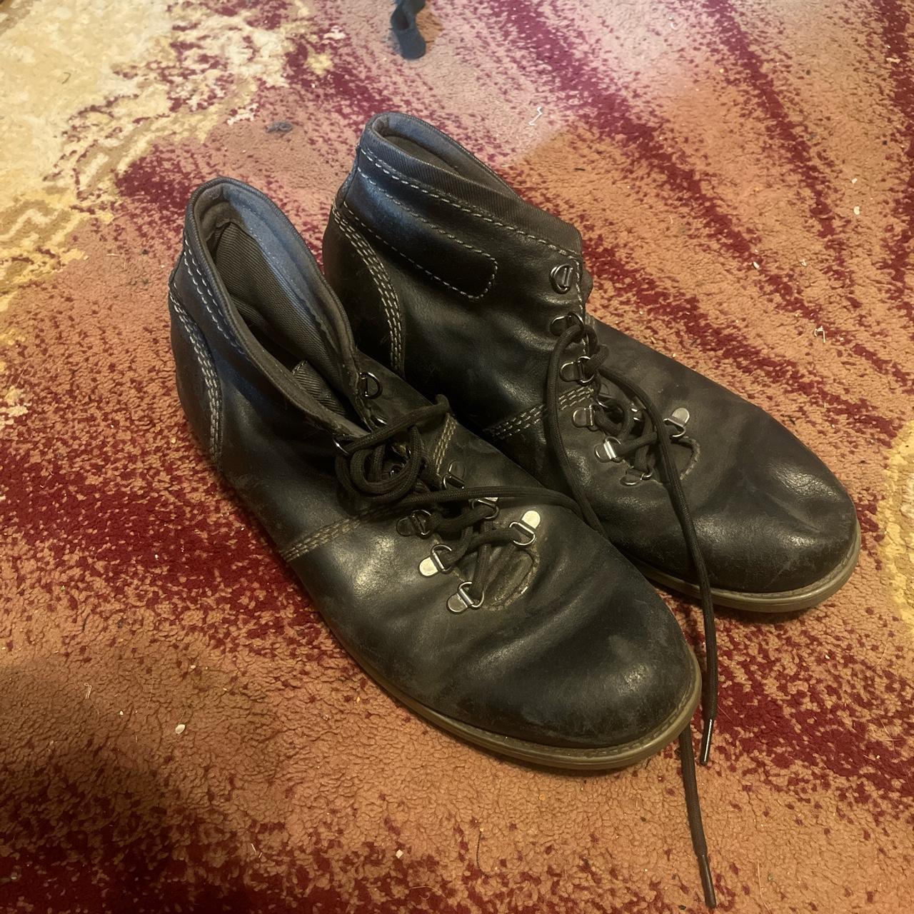 Vintage mid combats boots 10.5 - Depop