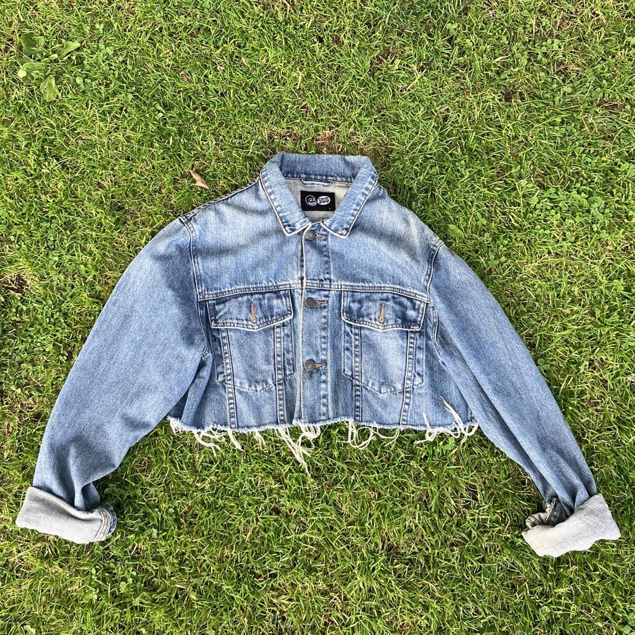 Cropped and distressed Cheap Monday jean jacket