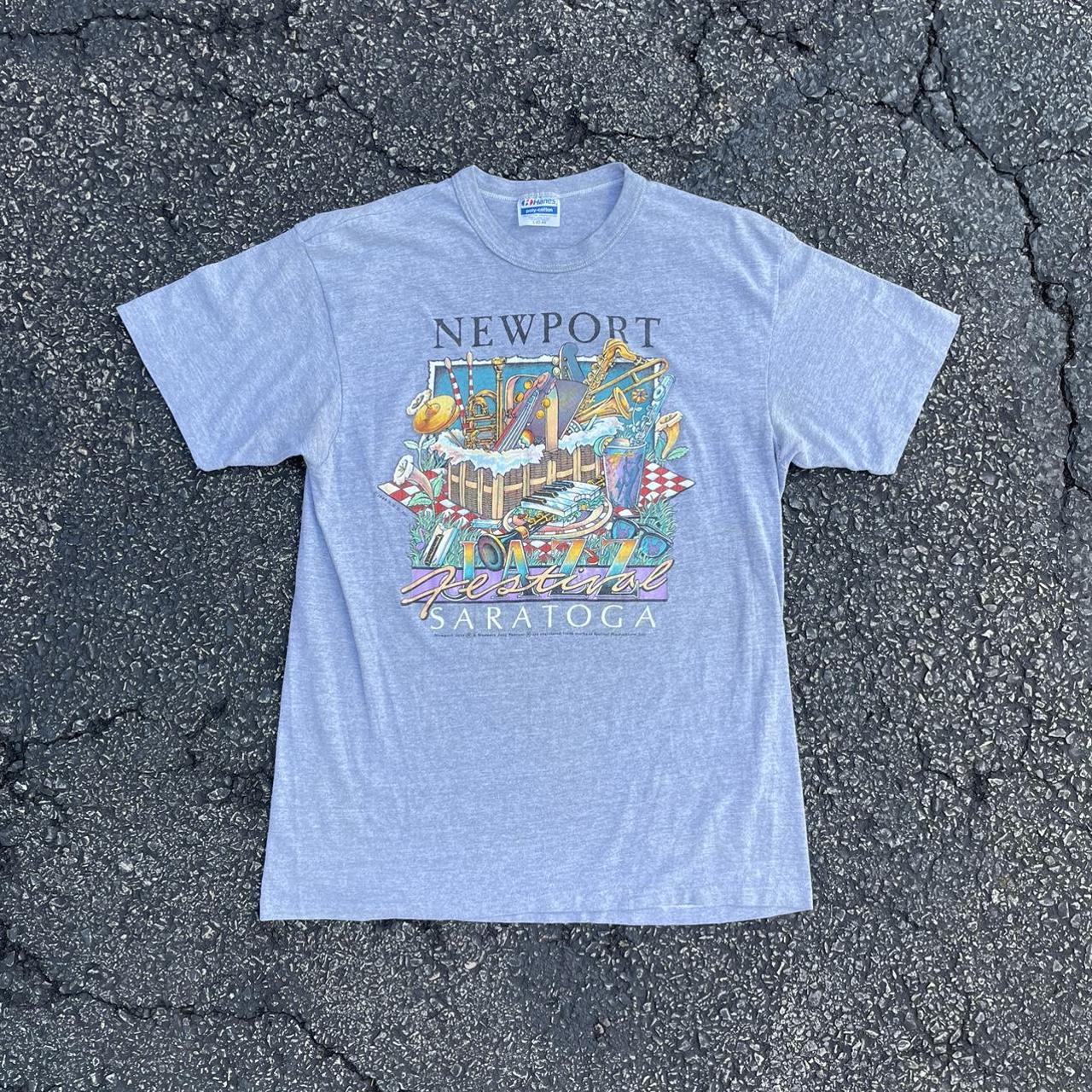 Vintage 80s Newport jazz festival shirt, Good...