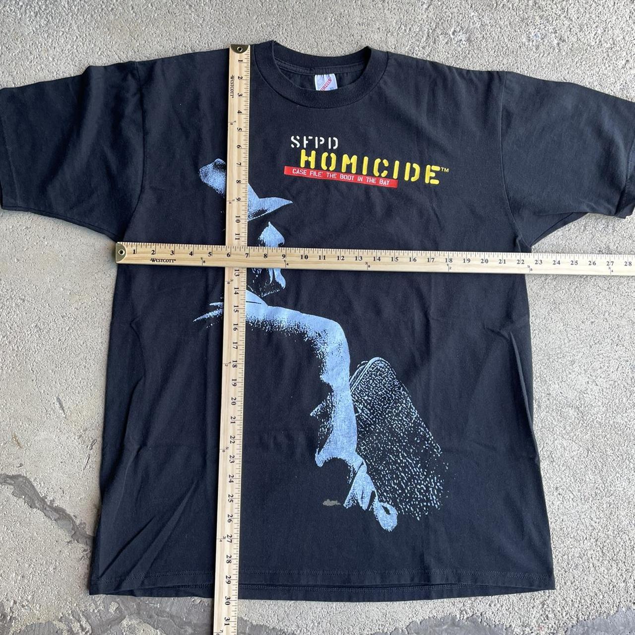 Vintage San Francisco homicide body in the bay shirt... - Depop