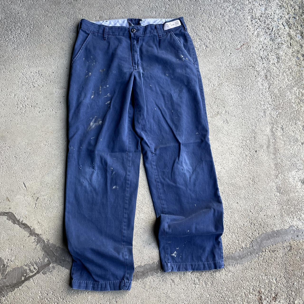 Dickies Men's Blue Trousers | Depop