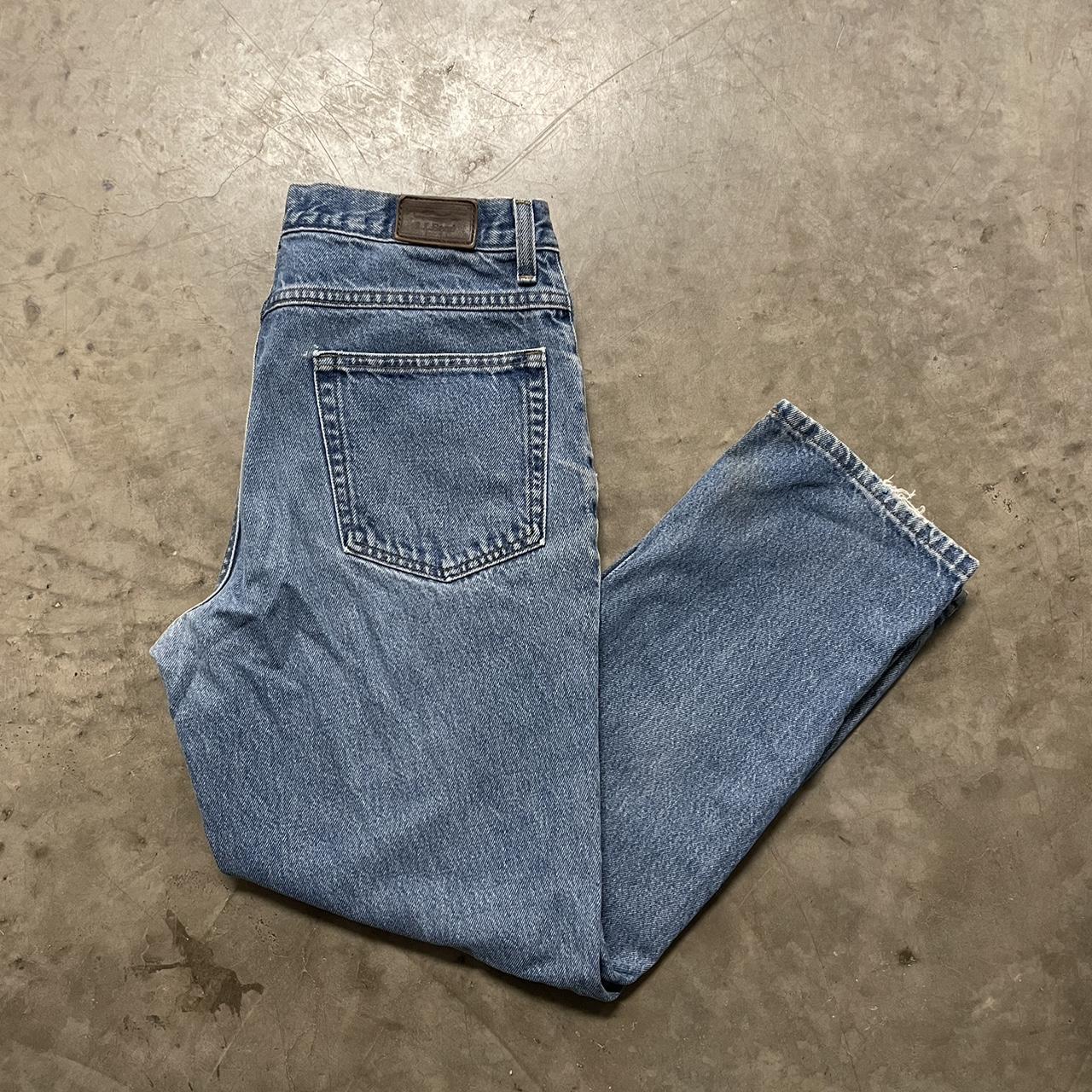 L.L.Bean Men's Blue Jeans | Depop