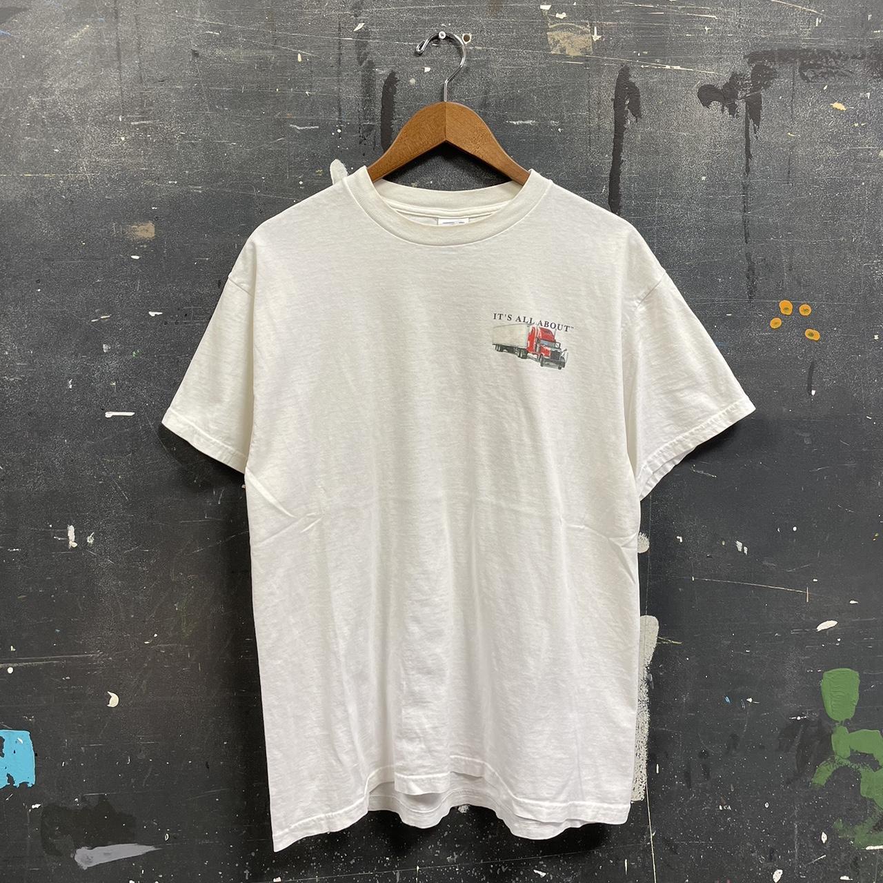 Fruit of the Loom Men's White T-shirt | Depop