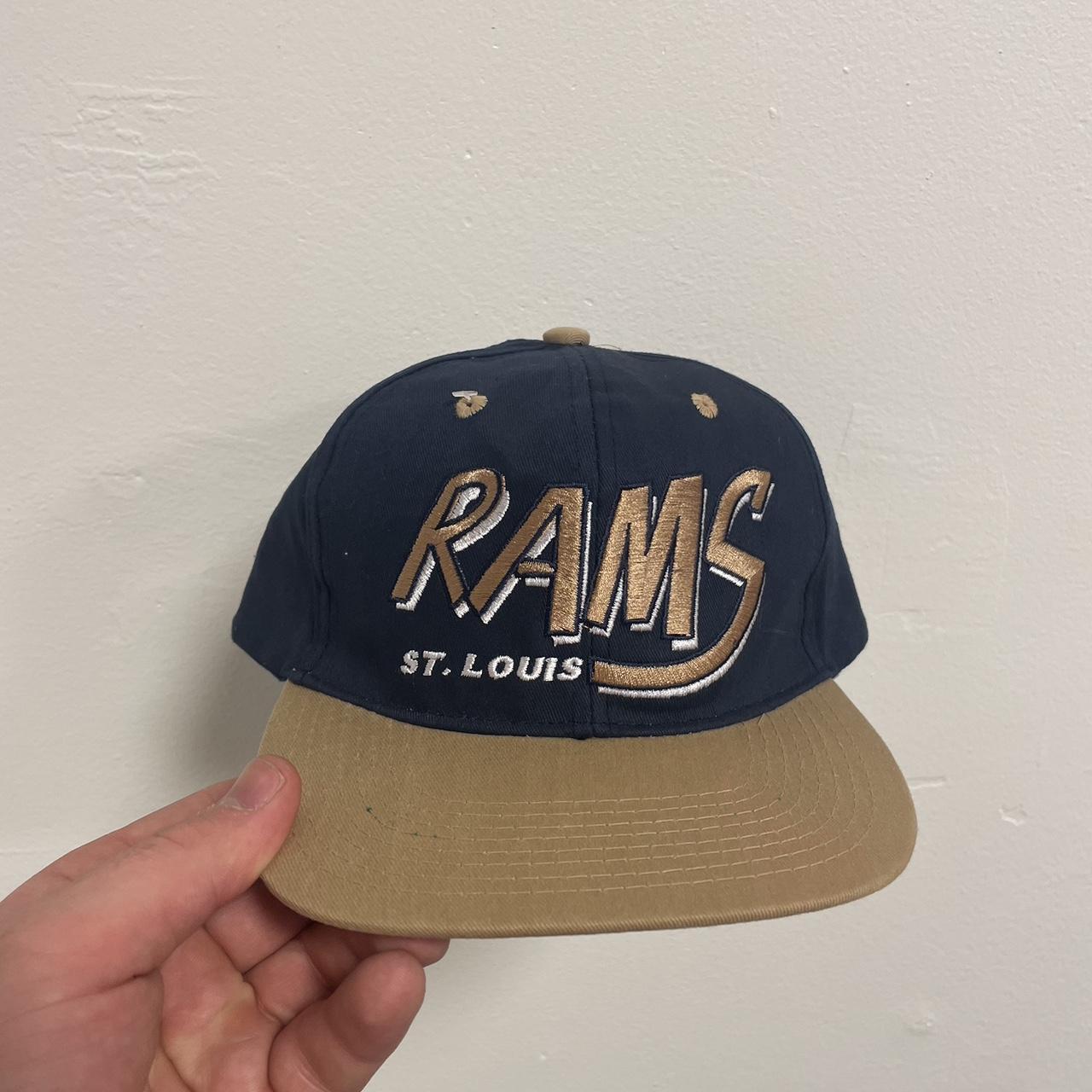 Vintage St. Louis rams SnapBack hat New w tags - Depop