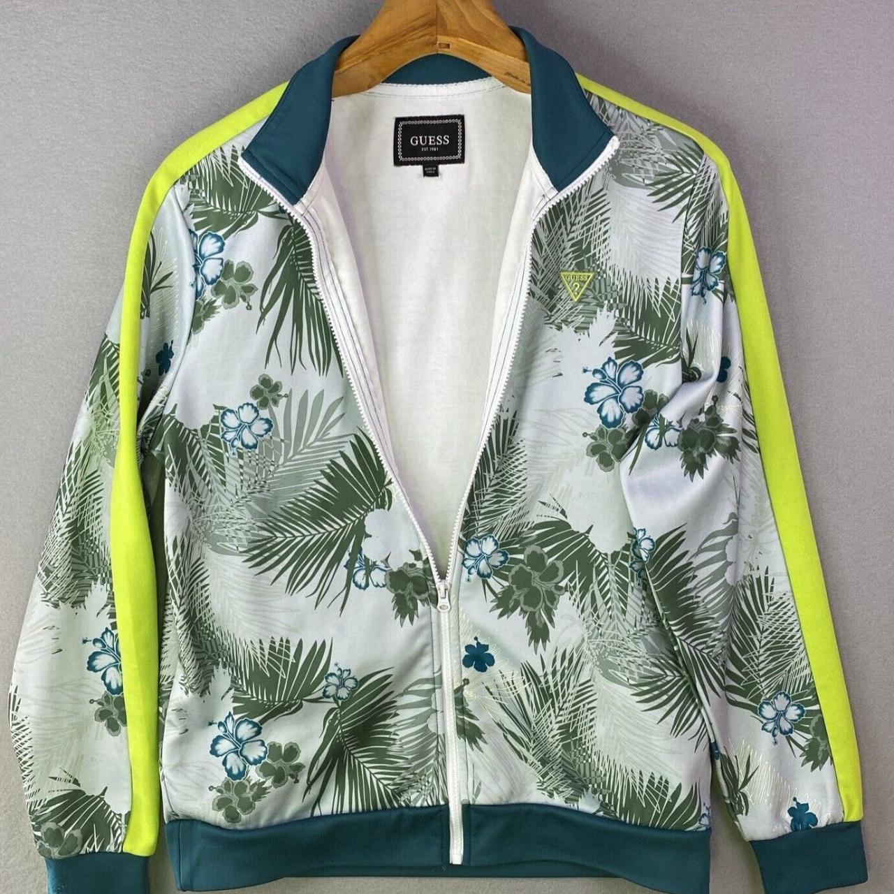 Guess floral jacket best sale