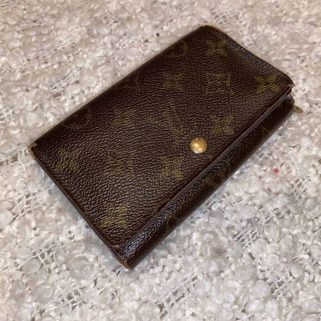 LOUIS VUITTON Porte Monnaie Billets Tresor Monogram Canvas Zip Wallet factory Coin Purse