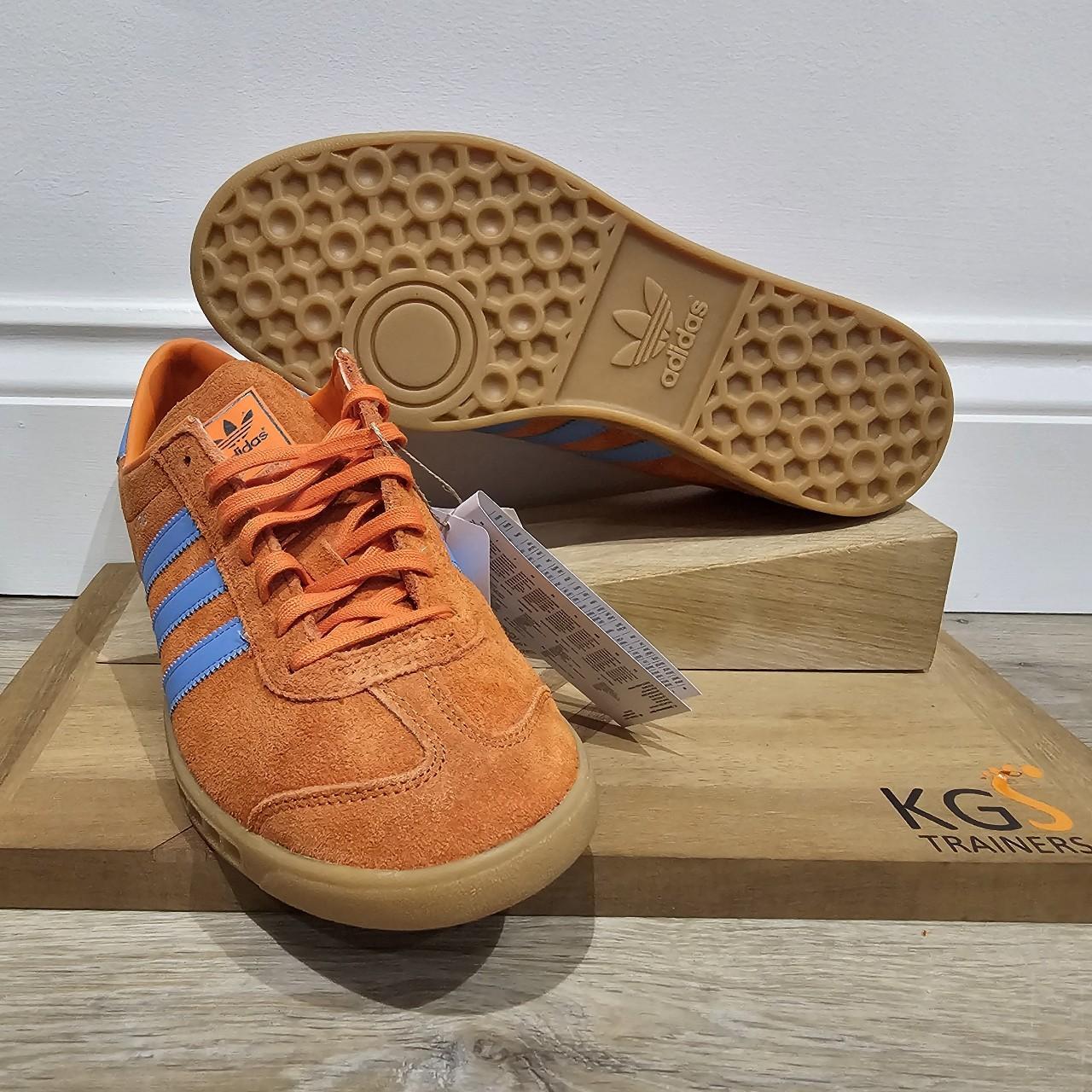 Adidas orange sales and blue trainers