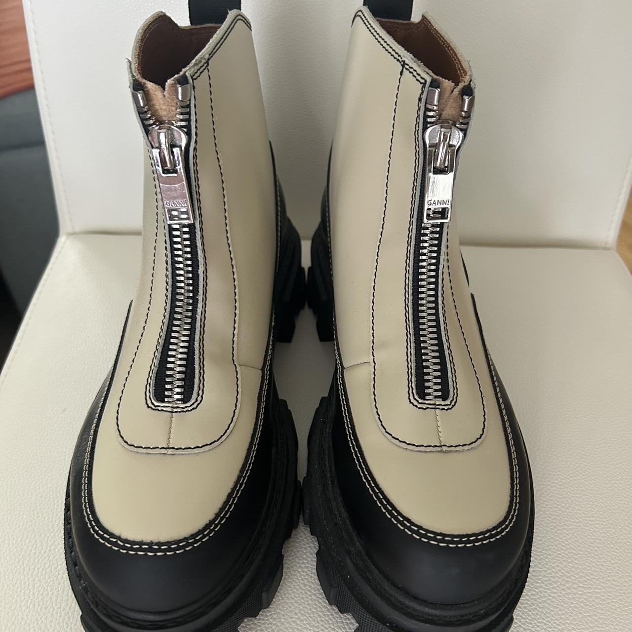 Never worn, GANNI POLIDO BOOT EGRET GANNI Depop