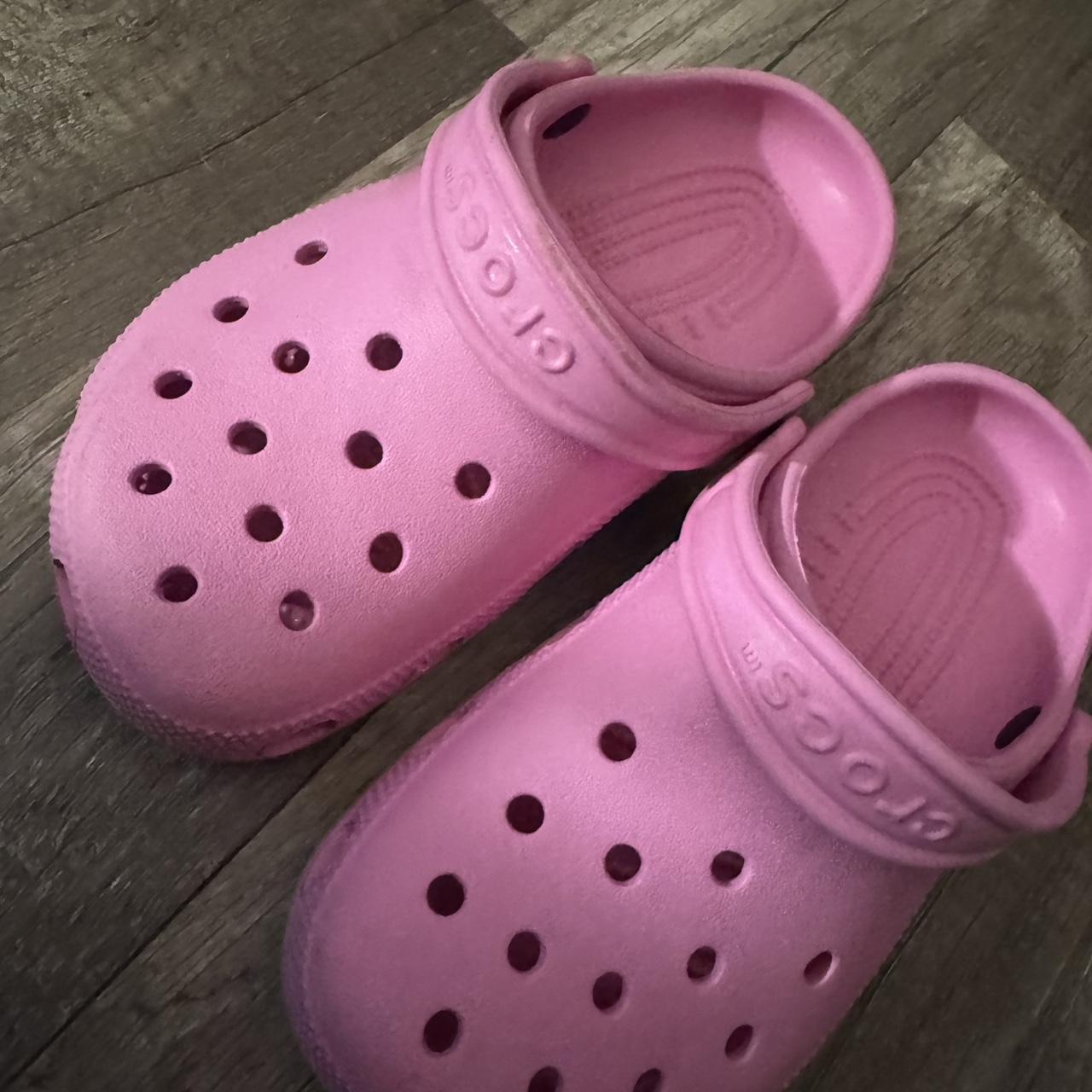 Barely pink crocs hotsell