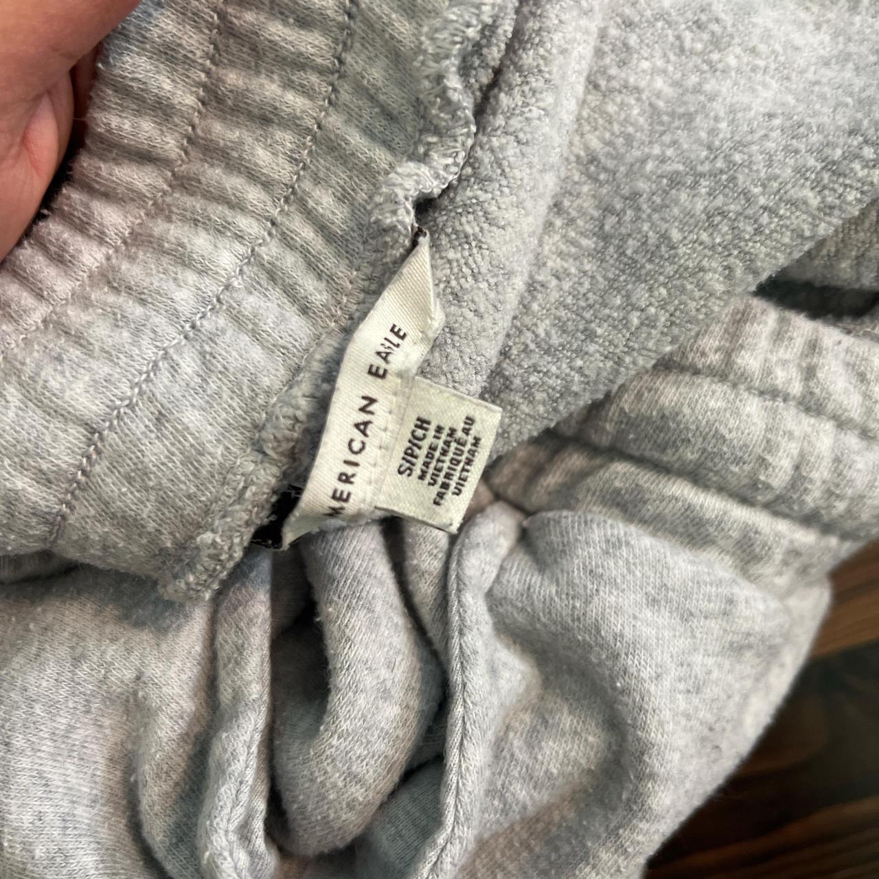 Grey American eagle sweats size small Depop