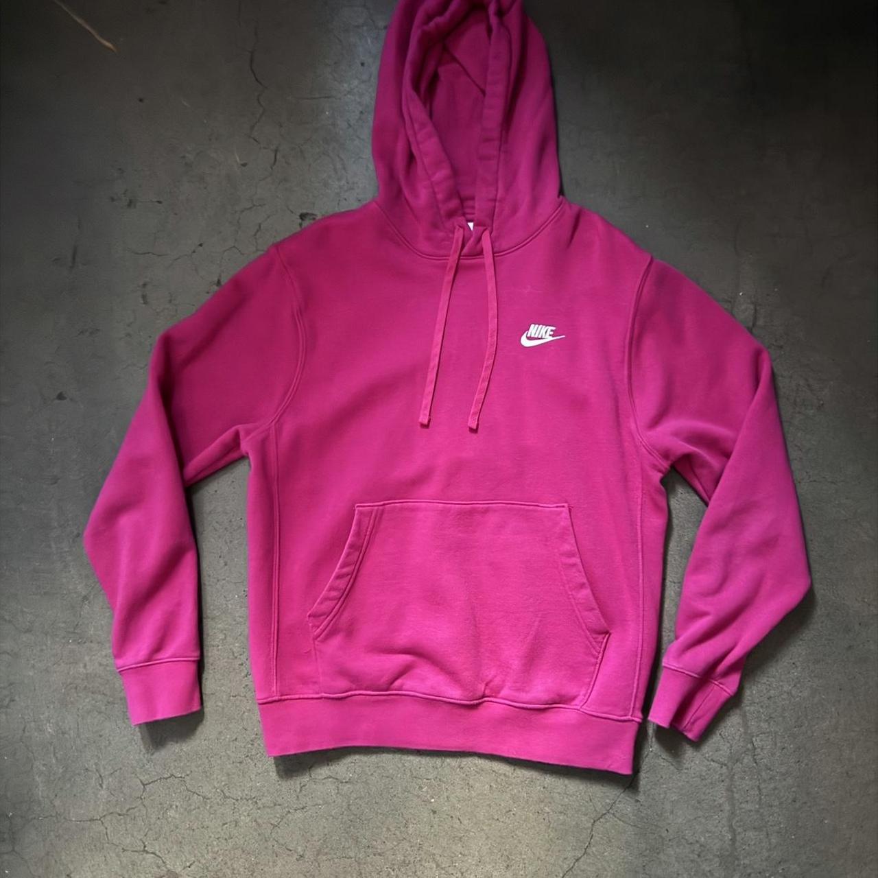 mens pink hoodie nike