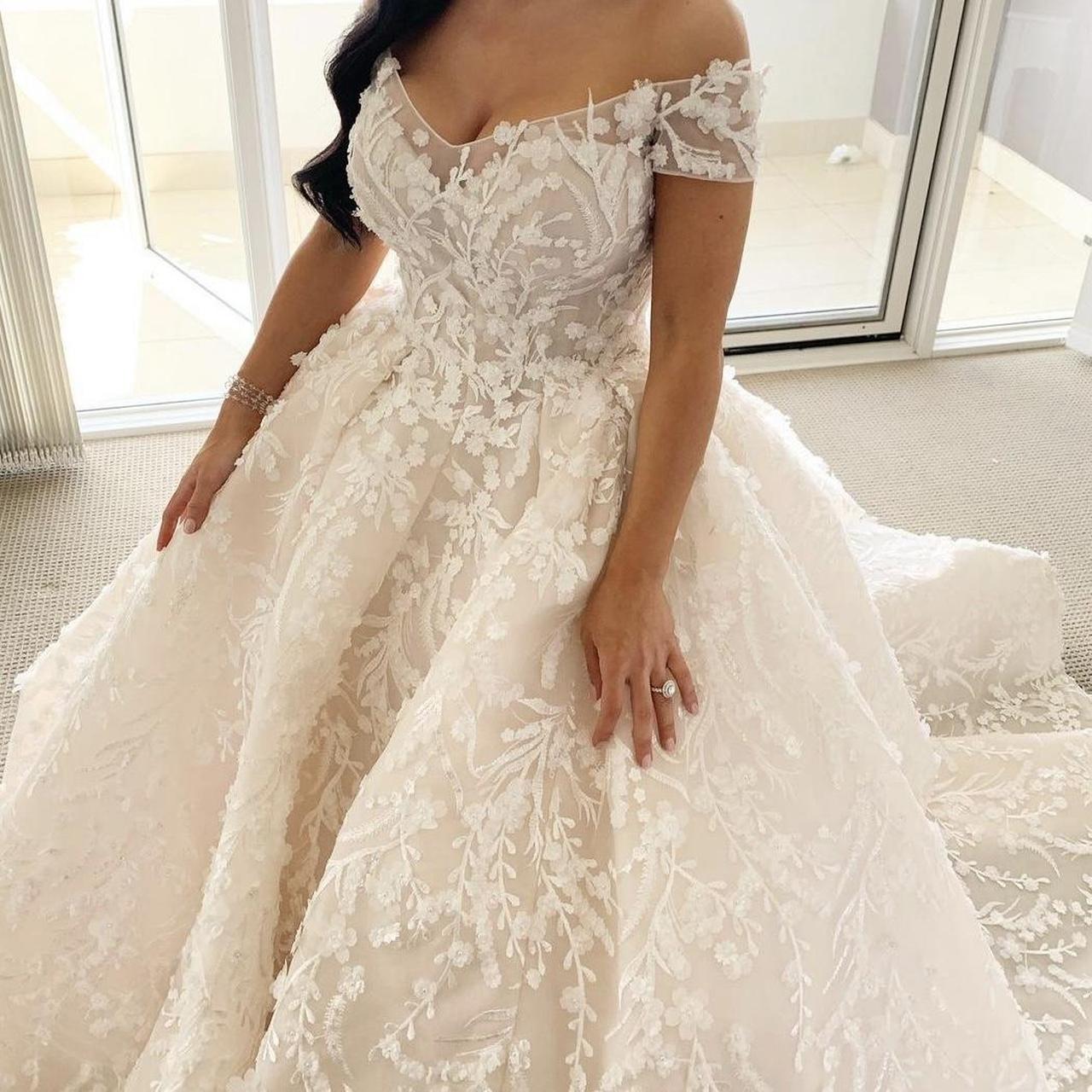 Steven Khalil Preloved Wedding Gown Custom Made Steven Khalil