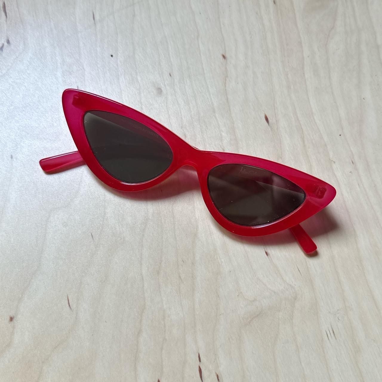 Adam Selman Women's Red Sunglasses