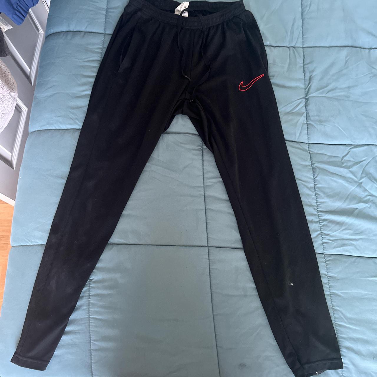 Dri Fit Black And Red Nike Tracksuit Bottoms Nike Training