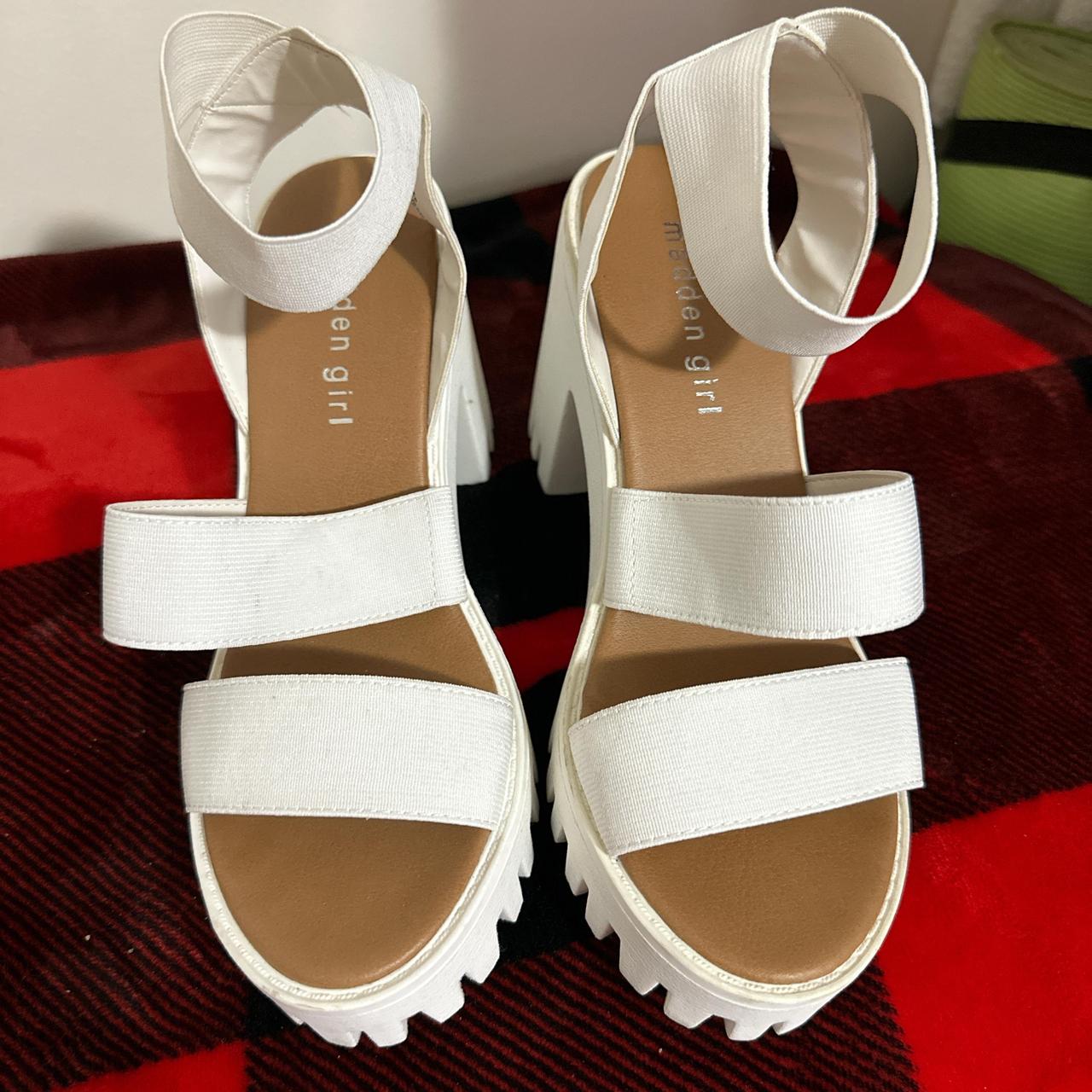 Ankle Strap Madden Girl Soho Steve Madden Affection White Heel
