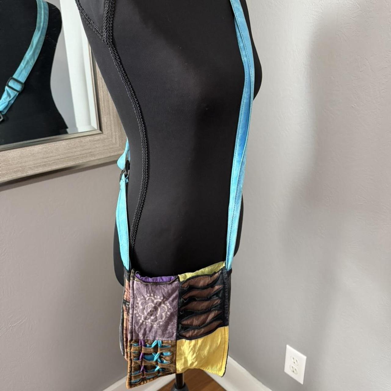 Women's Bag - Multi – Y2K multicolored patchwork … - image 2