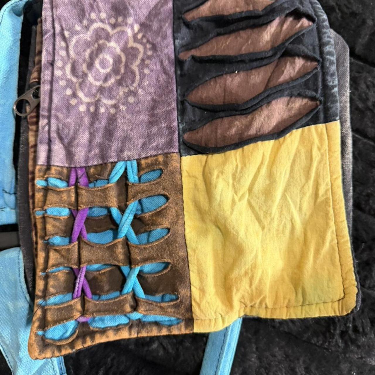 Women's Bag - Multi – Y2K multicolored patchwork … - image 5