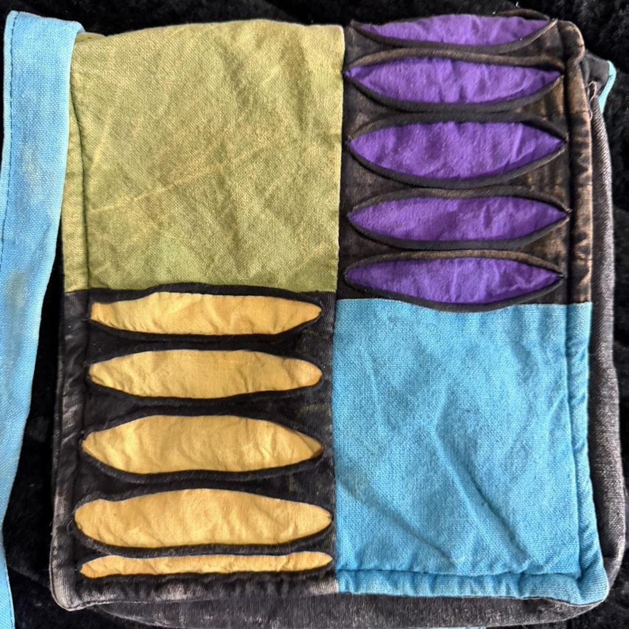 Women's Bag - Multi – Y2K multicolored patchwork … - image 8