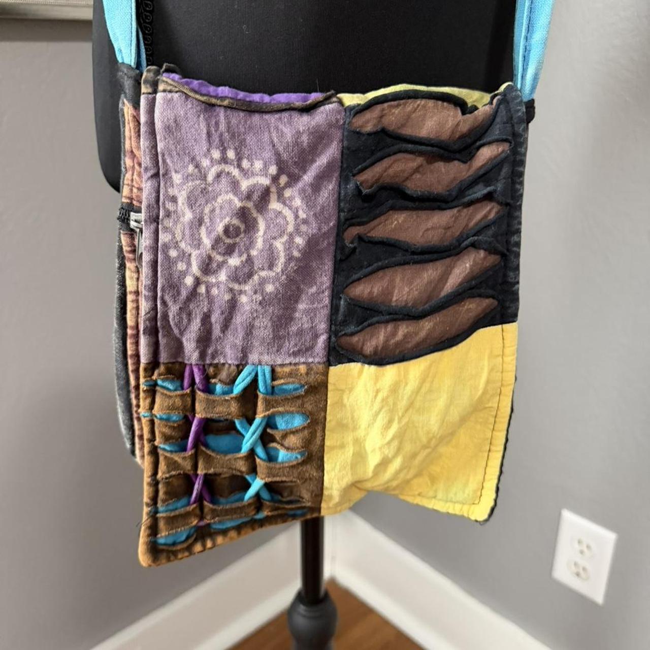 Women's Bag - Multi – Y2K multicolored patchwork … - image 1