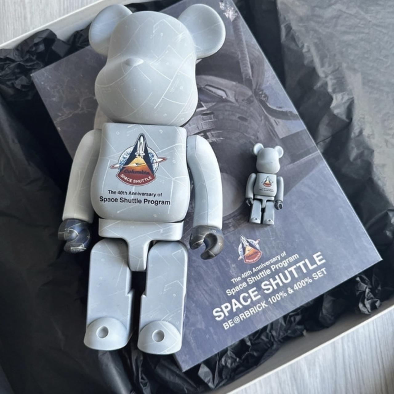 400% + 100% space shuttle be@rbrick 40th... - Depop