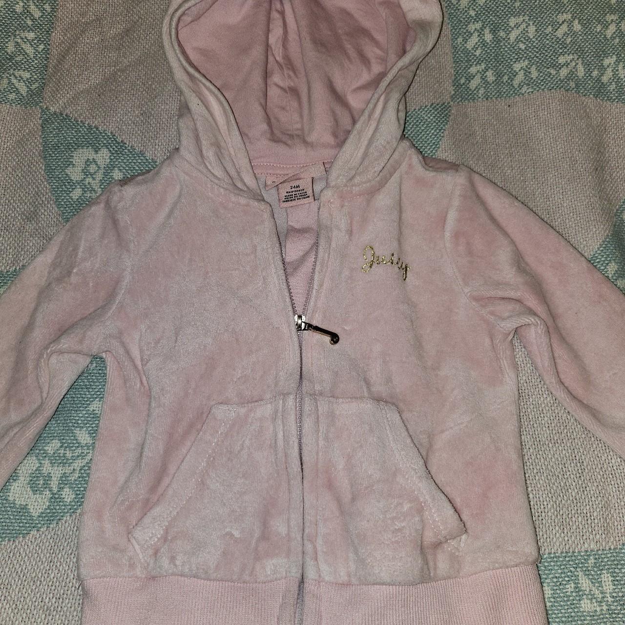 Juicy Couture Kids Jacket In Baby Pink Size 24m Depop