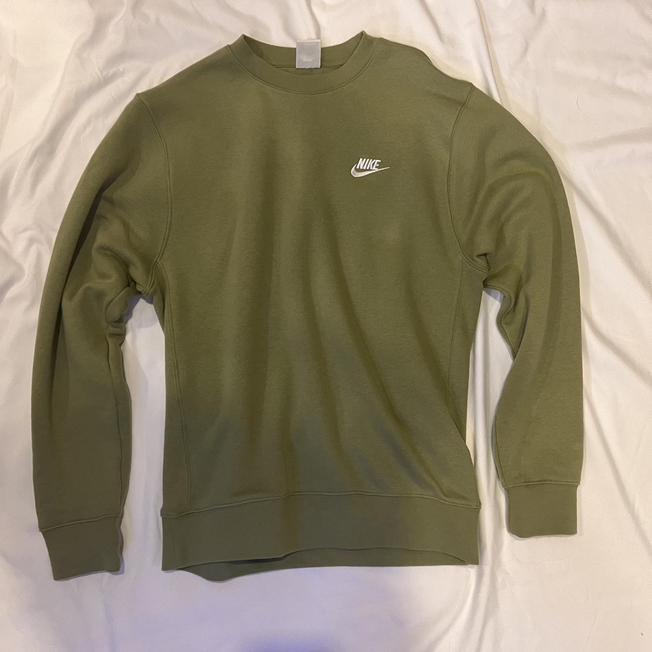 khaki sweatshirt nike