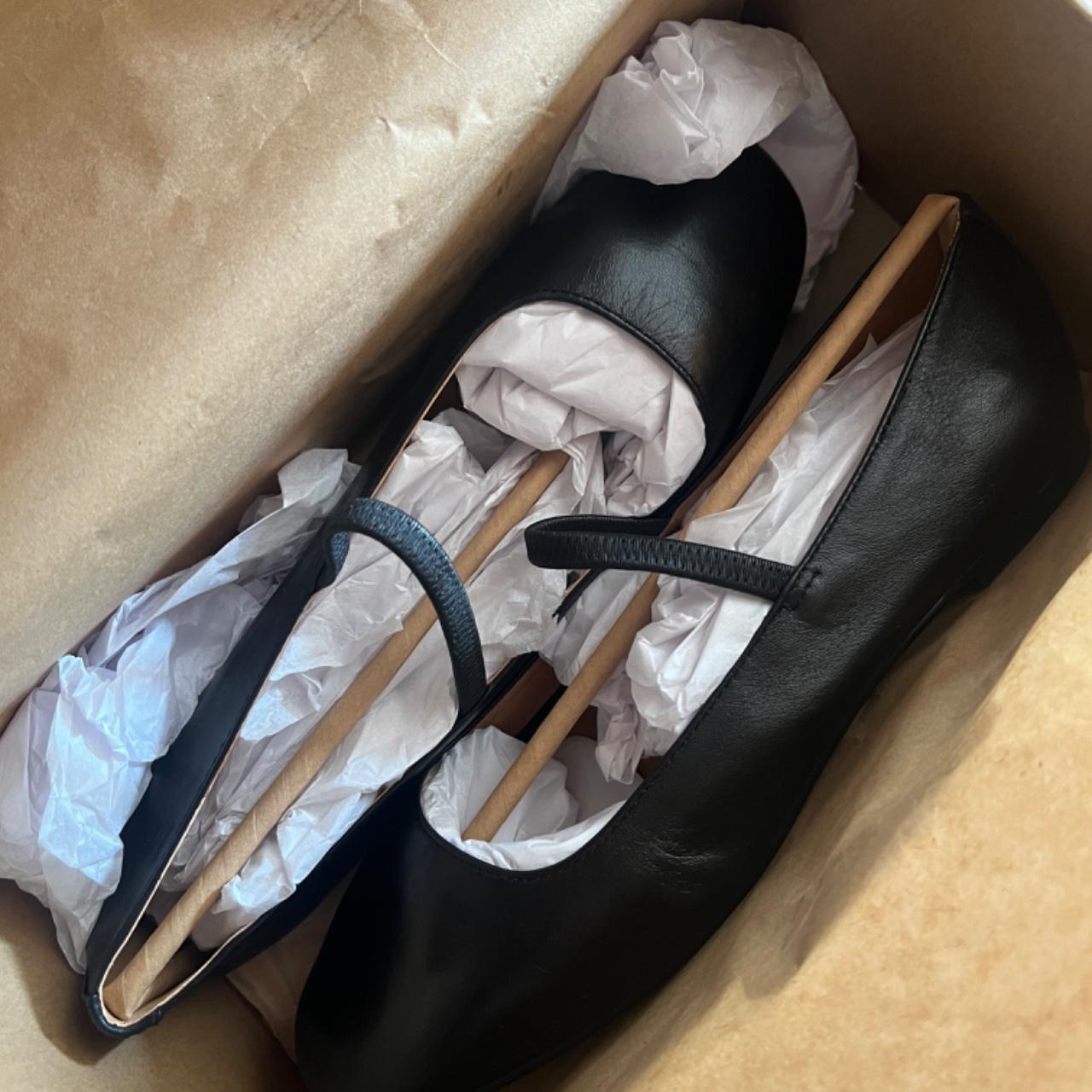 Madewell Greta ballet flats true black