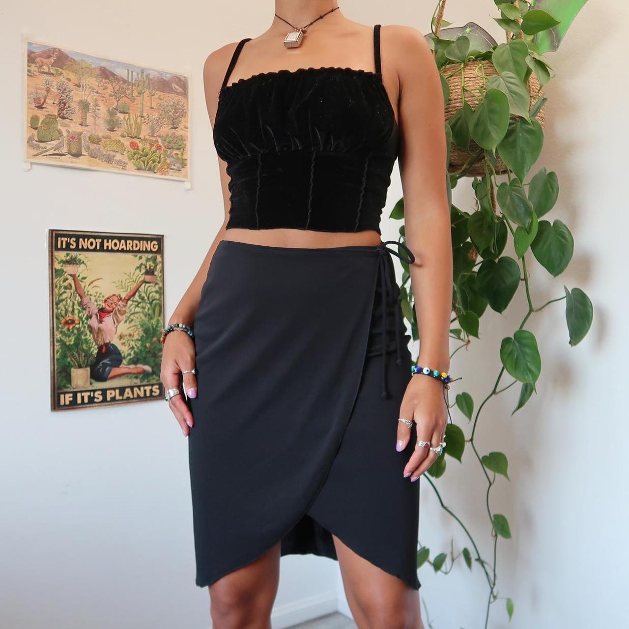 90s wrap skirt best sale