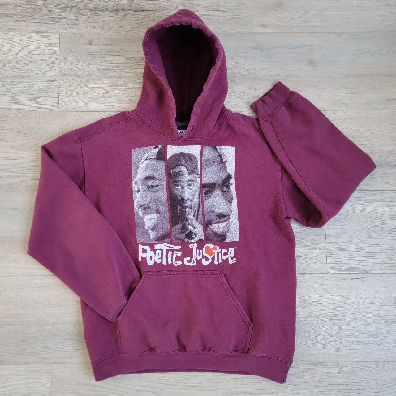 Y2K Tupac Poetic Justice Hoodie Early 2000 s