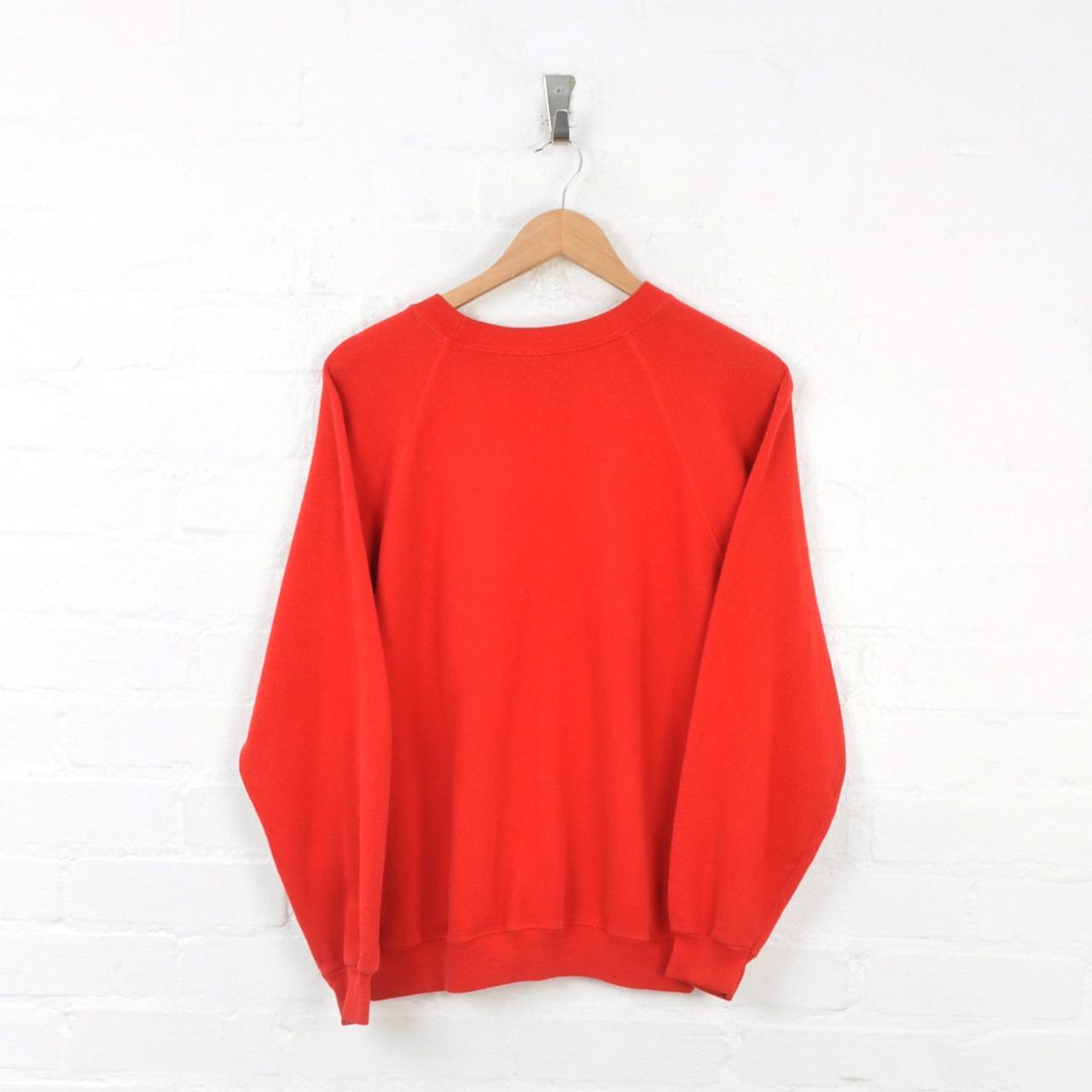 Men's Red Sweatshirt Depop