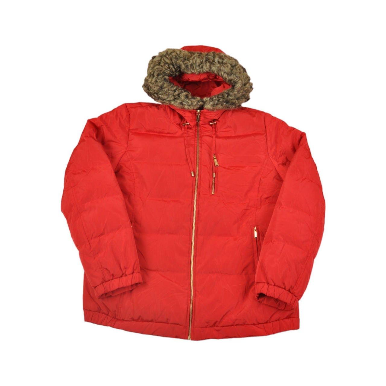 Michael kors deals parka womens red