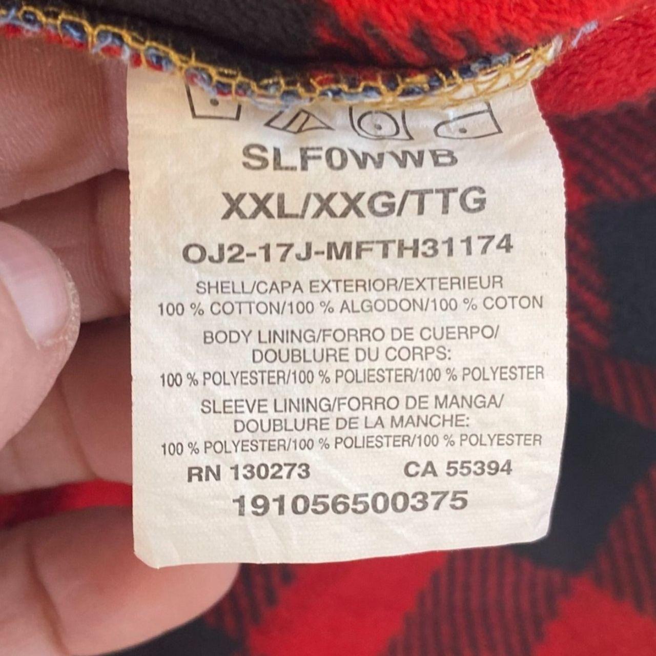 Riders by Lee Men's Shacket Jacket - Red - XXL – … - image 6