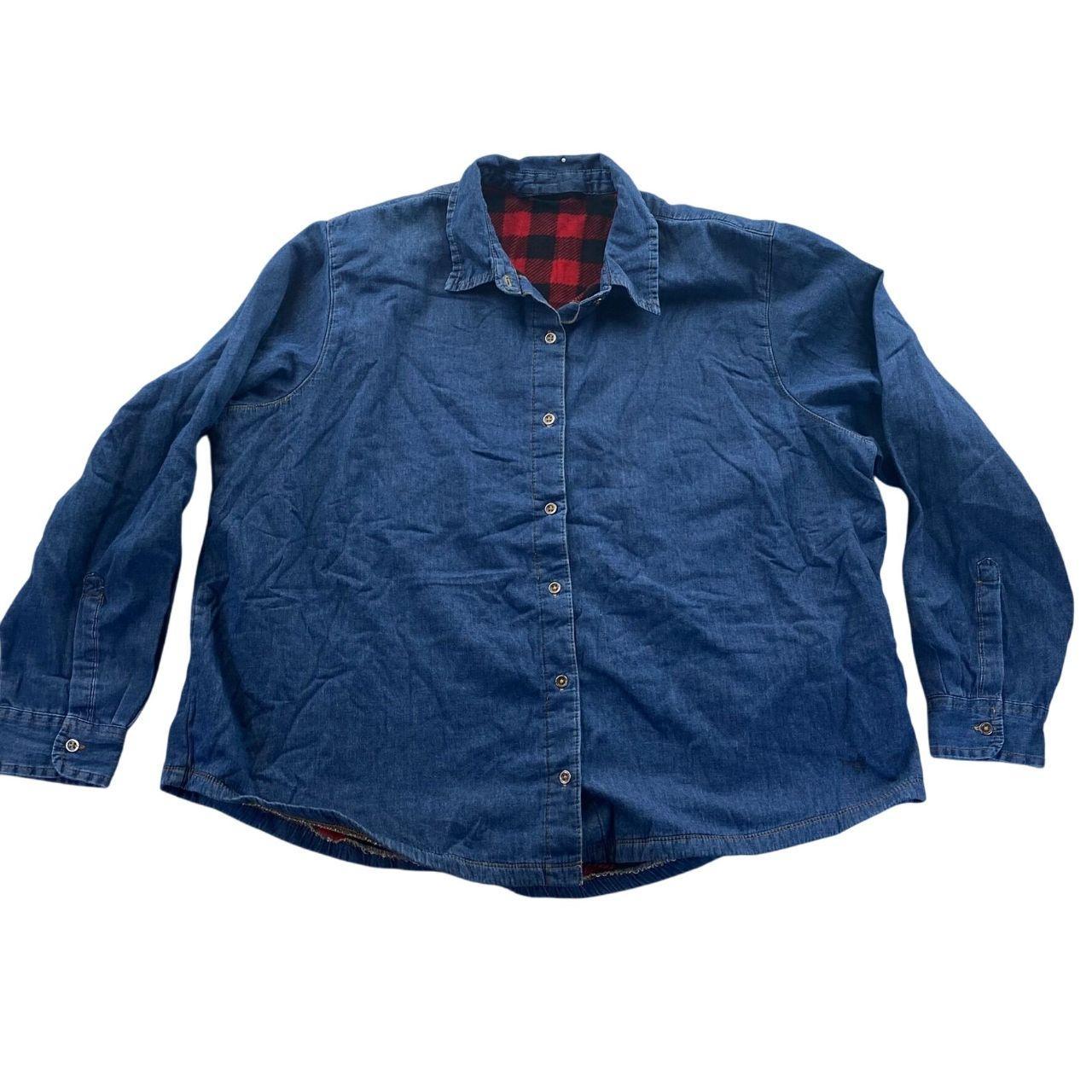 Riders by Lee Men's Shacket Jacket - Red - XXL – … - image 1