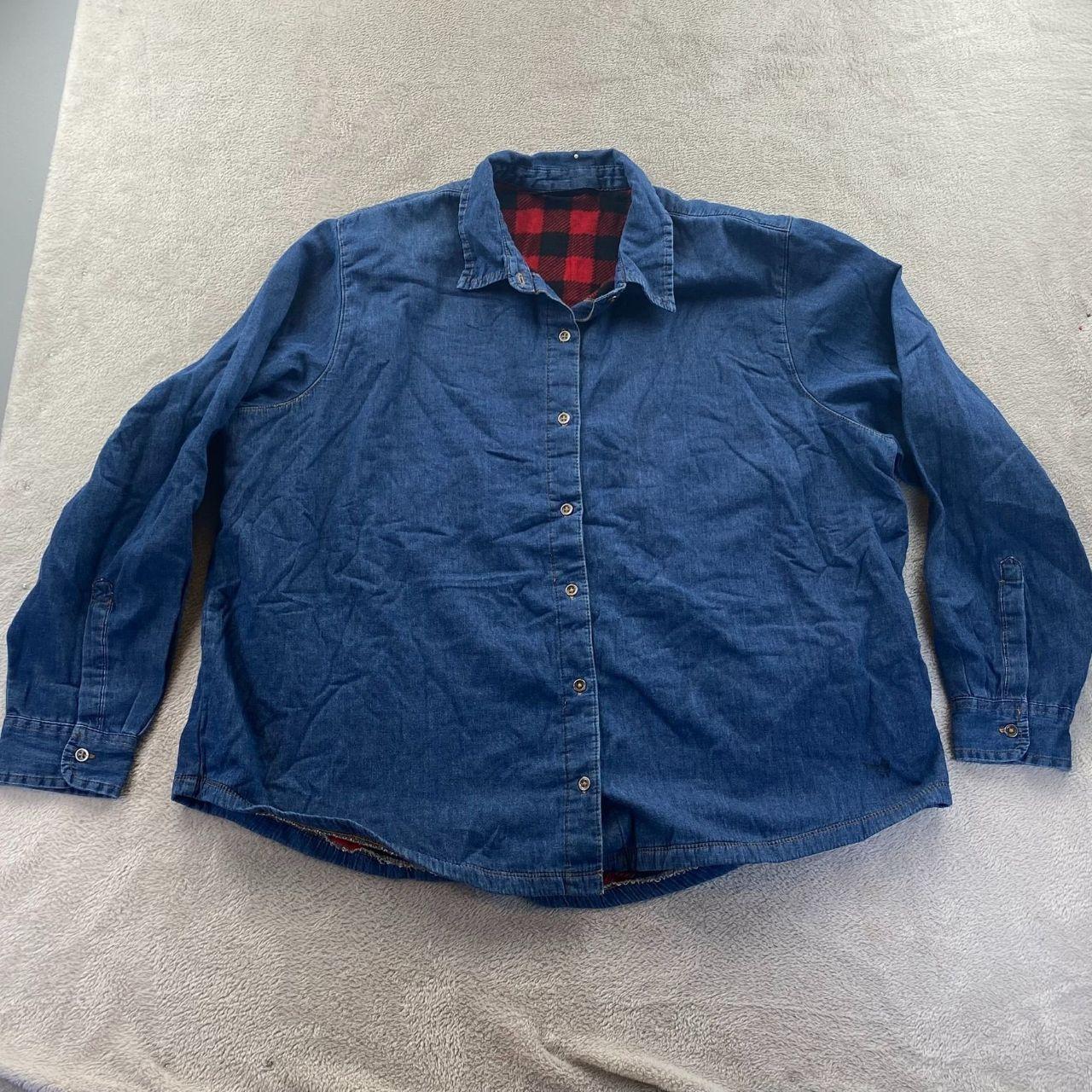 Riders by Lee Men's Shacket Jacket - Red - XXL – … - image 7