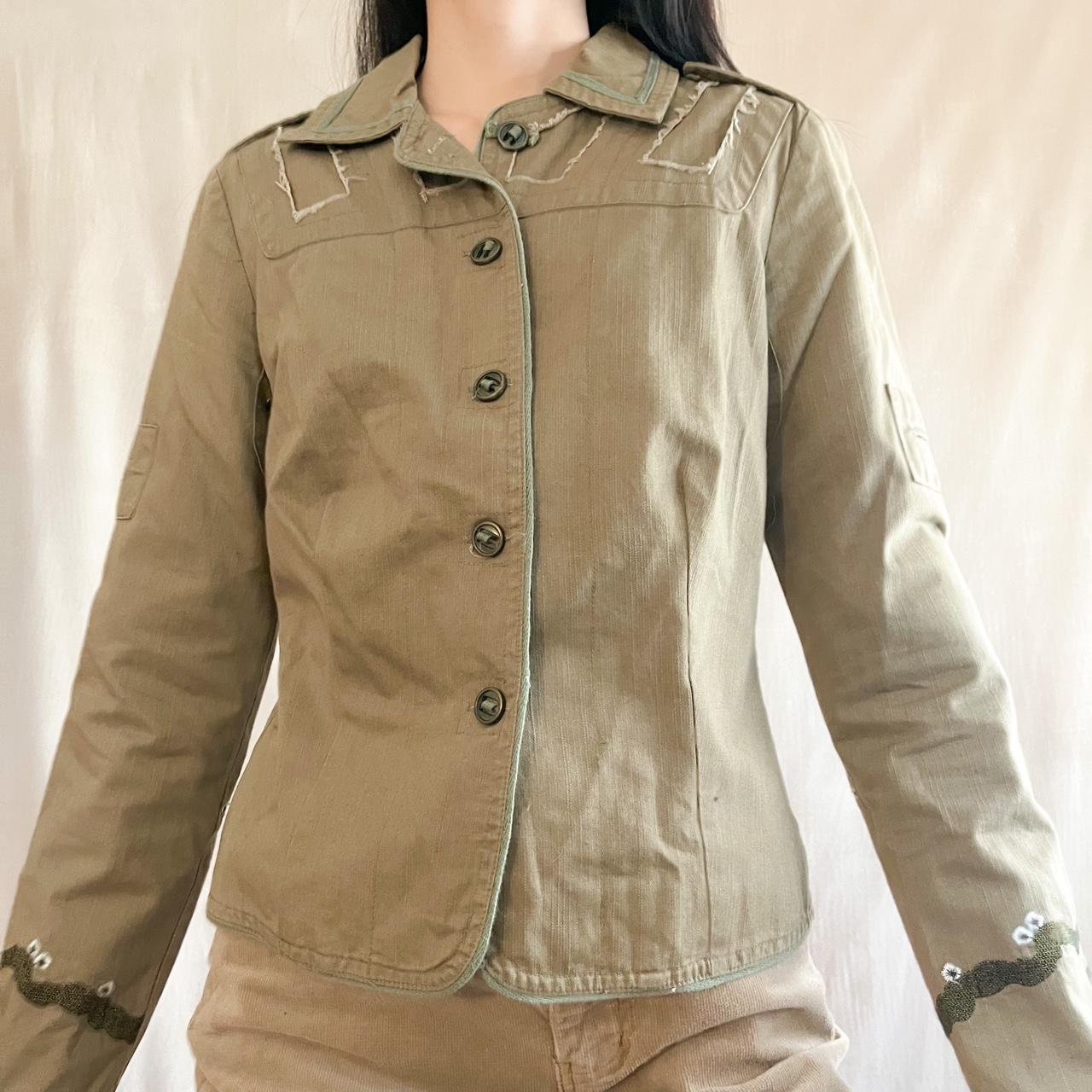 Women's Khaki Jacket | Depop